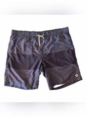 Vuori Men's Kore Workout Striped Drawstring Waistband Size Large